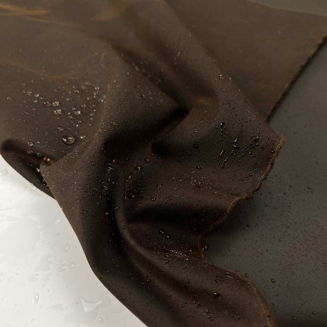 Dalesman 9oz Wax Cotton Briar Brown Fabric CU