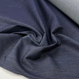 Dark Acres Combed Cotton 4oz Lightweight Blue Chambray Denim Shirting Fabric CU