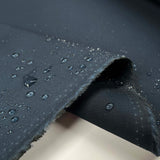 Deep Tarn Wax Cotton Teal British Millerain Coating Fabric Splash