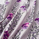 Printed Cotton Canvas Fabric Designers Guild Pansey Stripe - Crocus Drape