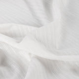 Dot & Stripe Soft White Dobby Cotton 95gsm Dress Fabric CU