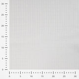 Dot & Stripe Soft White Dobby Cotton 95gsm Dress Fabric Ruler