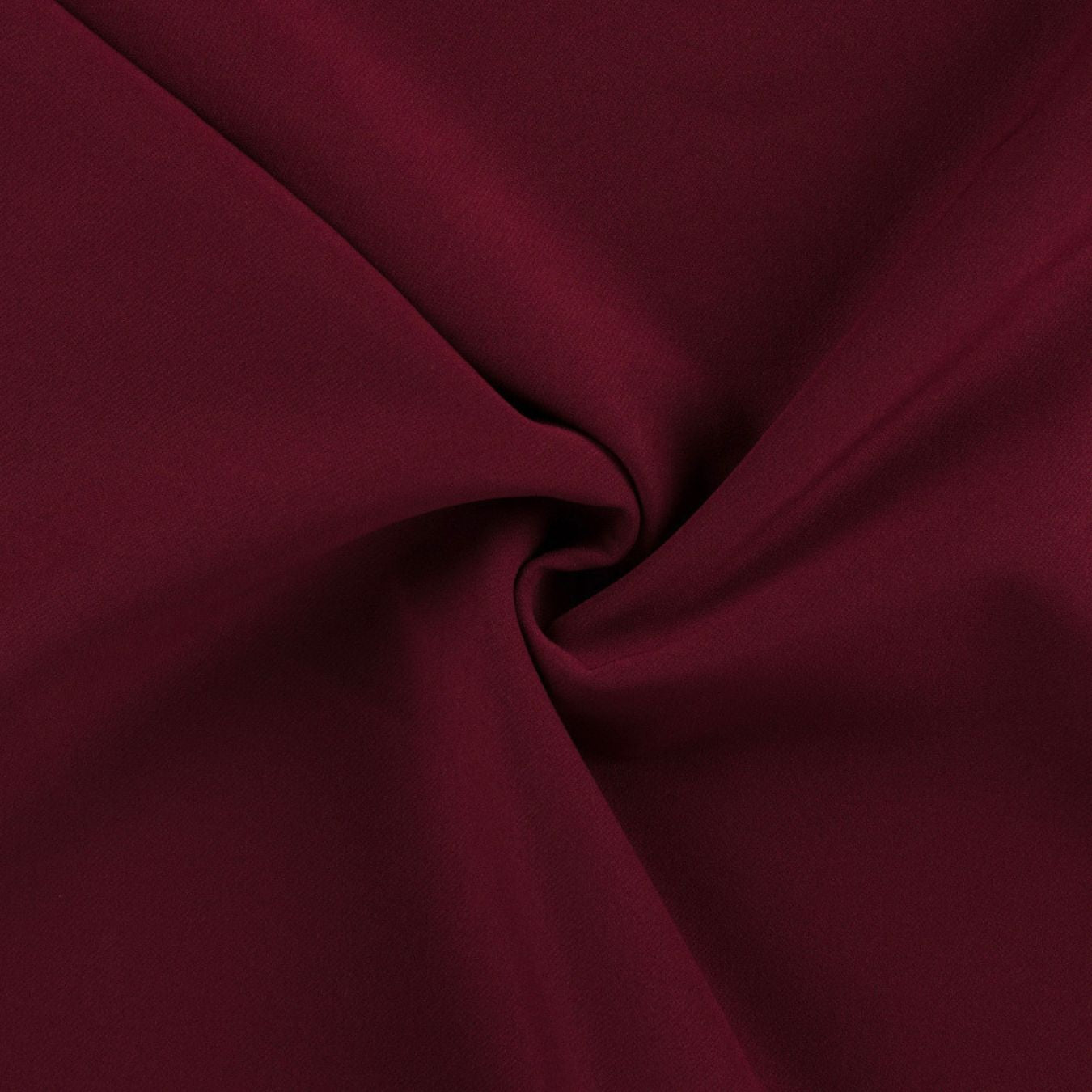 Elona Bordeaux Woven Stretch Twill Polyester 260gsm Dress Fabric Swirl