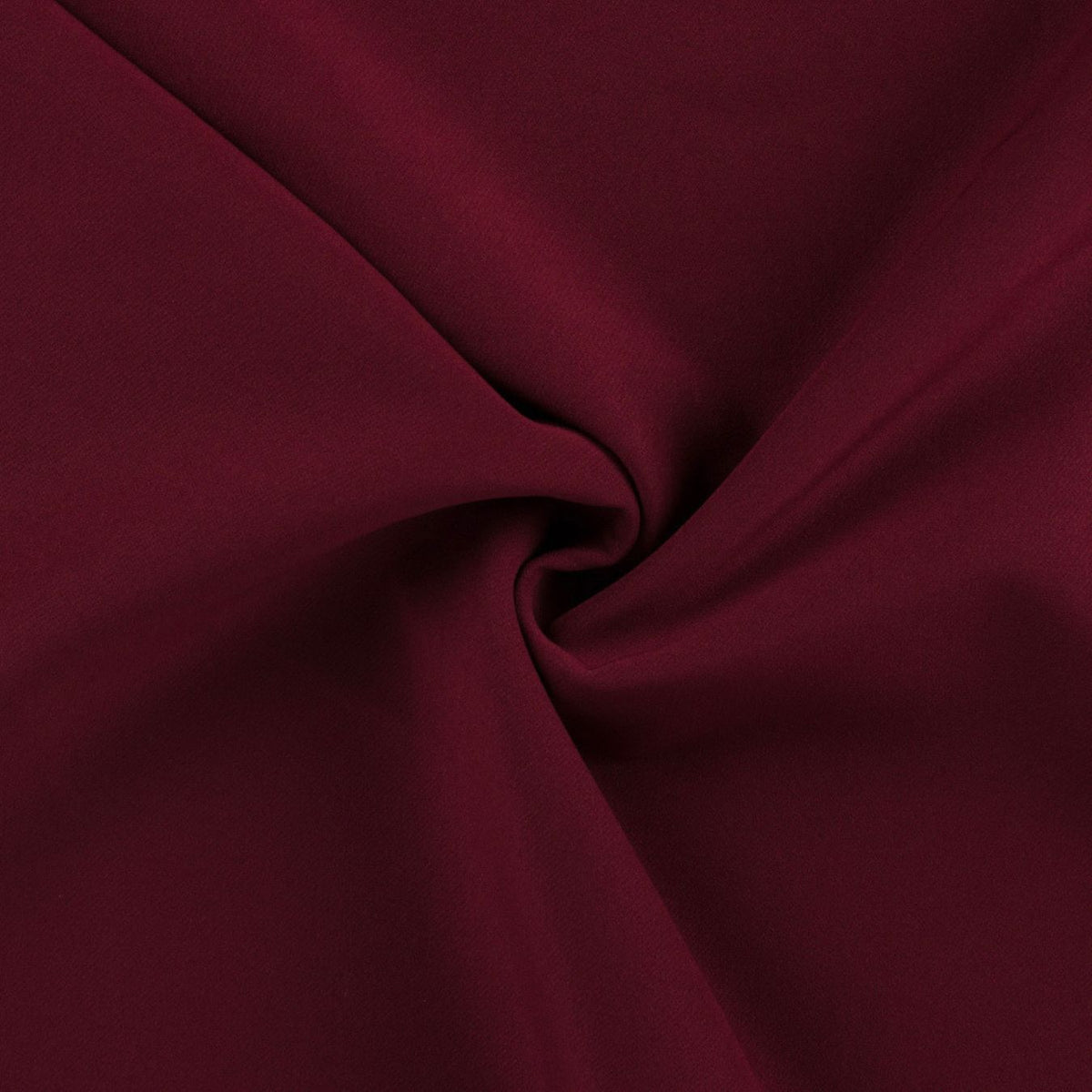 Elona Bordeaux Woven Stretch Twill Polyester 260gsm Dress Fabric Swirl