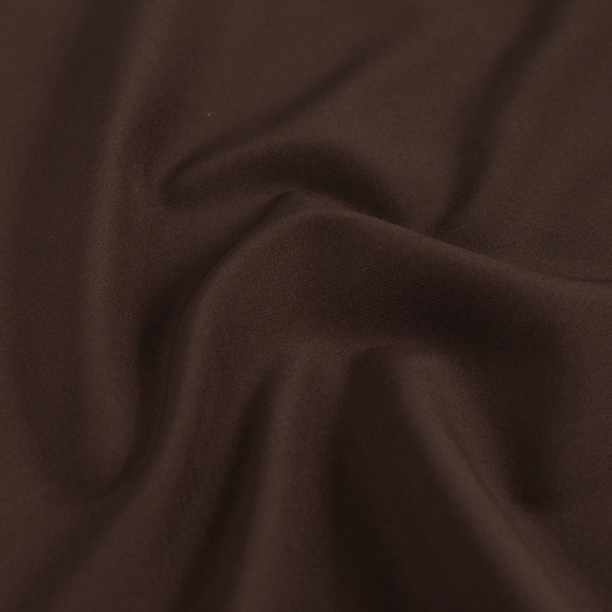 Elona Brown Woven Stretch Twill Polyester 260gsm Dress Fabric CU