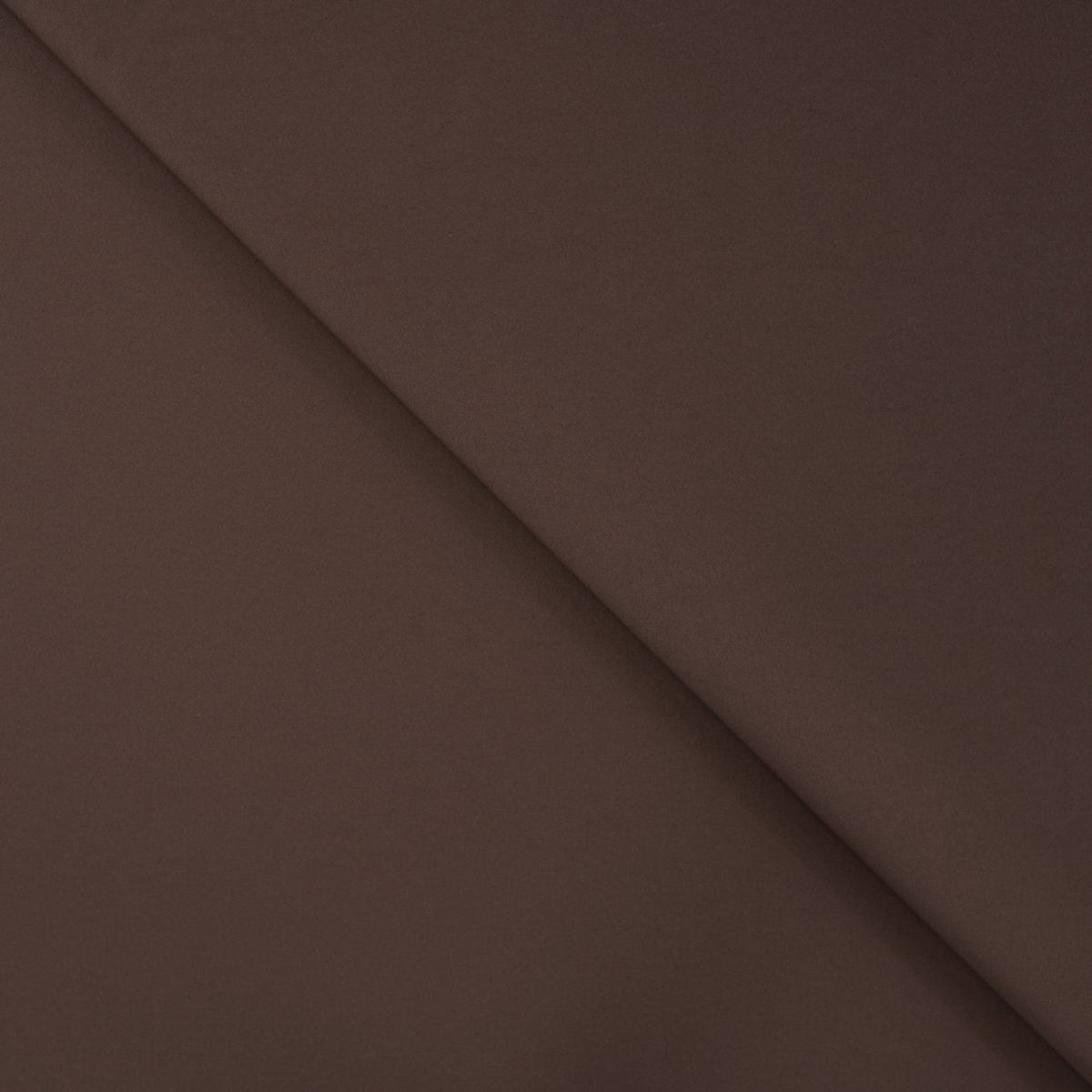 Elona Brown Woven Stretch Twill Polyester 260gsm Dress Fabric Fold