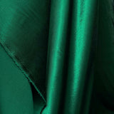 Eternal Satin Emerald Viscose Italian Plain Woven Dress Fabric Fold