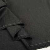 Charcoal Grey Wool Lycra Stretch Suiting Fabric Exceedingly Smart Fold 