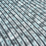 Feather Print Pleated Dressmaking Fabric Peacock Crinkle 2