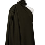 Polyester Elastane Stretch Suiting Crepe Fabric Femme Fatale Hunter Green Mannequin