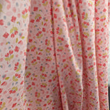 Floral Cotton Dress Fabric John Louden Winslet Pink CU