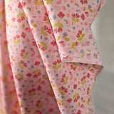 Floral Cotton Dress Fabric John Louden Winslet Pink Hang