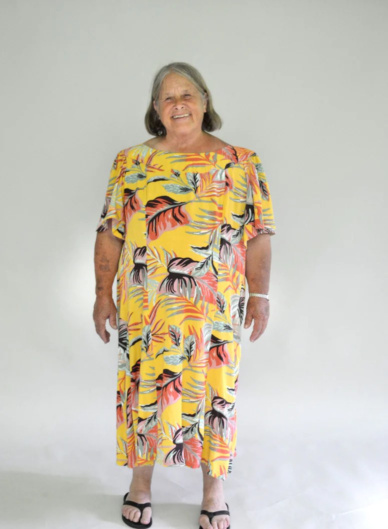 Folkwear - Hawaiian Mu'uMu'u Dress Pattern (XS-3XL)