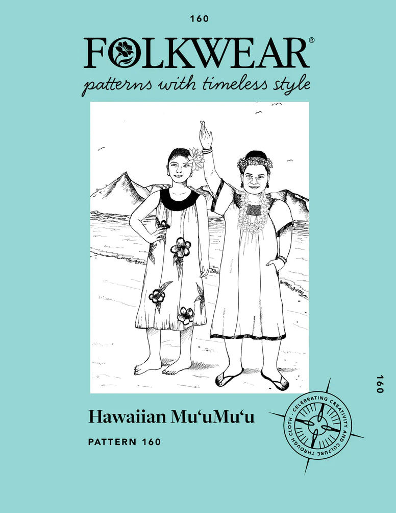 Folkwear - Hawaiian Mu'uMu'u Dress Pattern (XS-3XL)