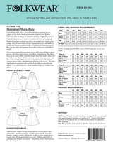 Folkwear - Hawaiian Mu'uMu'u Dress Pattern (XS-3XL)