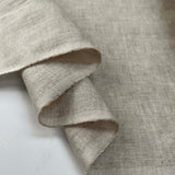 French_Linen_Natural_Plain_Woven_Dress_Fabric_Fold