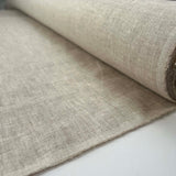 French_Linen_Natural_Plain_Woven_Dress_Fabric_Roll
