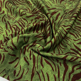 French_Terry_Grass_Roots_Green_Brown_Abstract_Print_Cotton_Elastane_Knit_Jersey_Fabric_Close-up