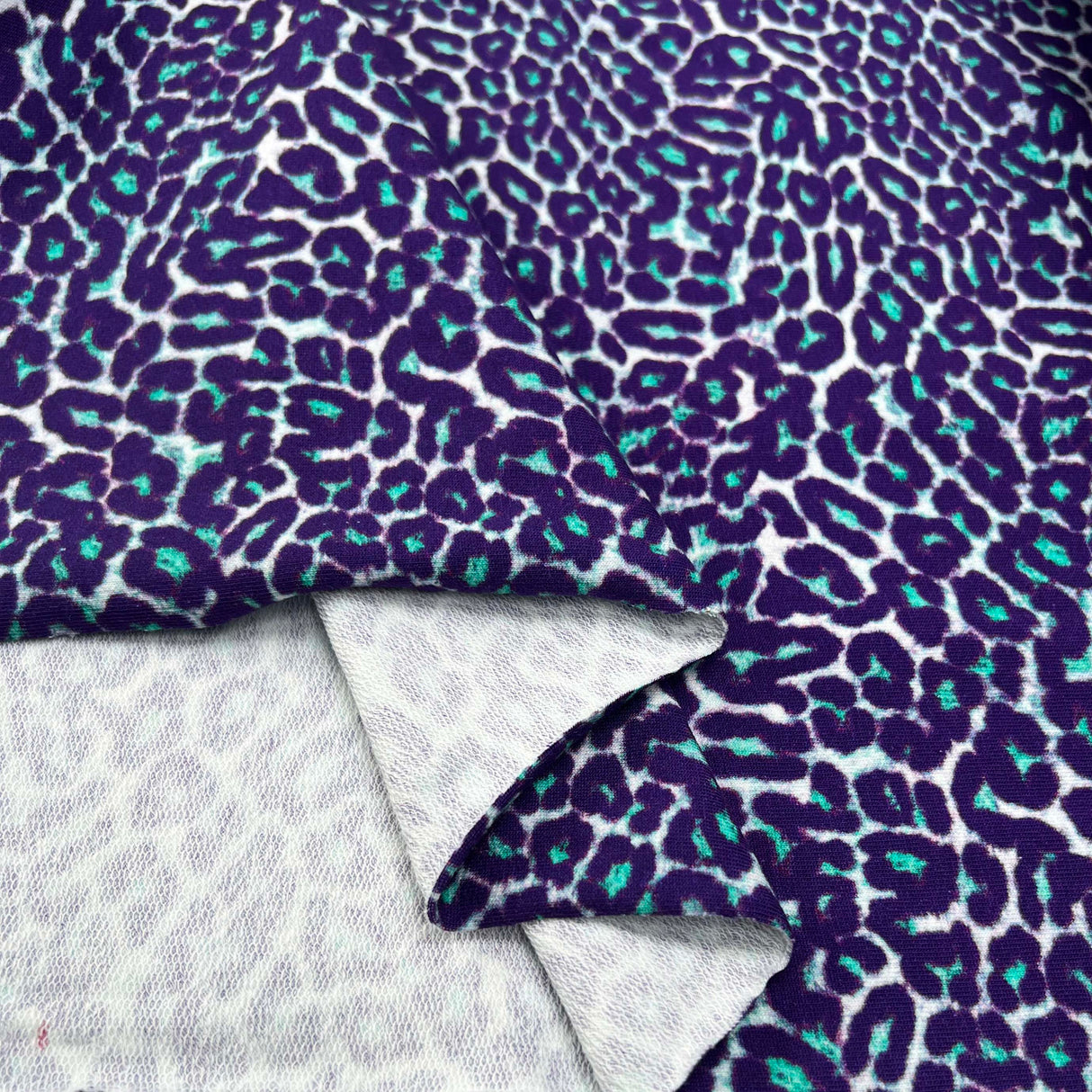 French Terry - Violet Cat