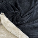 Fur Lined Cord - Black II