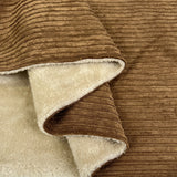 Fur Lined Cord - Light Brown