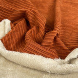 Fur Lined Cord - Orange