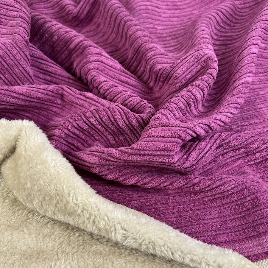 Fur Lined Cord - Purple