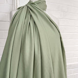 Gentle Green Modal Recycled Polyester Dress Fabric Mannequin