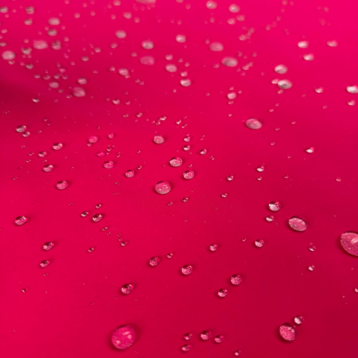 Gore Tex Bright And Beautiful Polyamide Cerise Pink Silver Backing Waterproof Fabric Splash