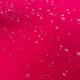 Gore Tex Bright And Beautiful Polyamide Cerise Pink Silver Backing Waterproof Fabric Splash