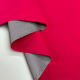 Gore Tex Bright And Beautiful Polyamide Cerise Pink Silver Backing Waterproof Fabric Fold