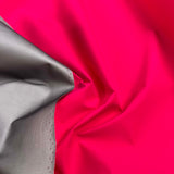 Gore Tex Bright And Beautiful Polyamide Cerise Pink Silver Backing Waterproof Fabric CU