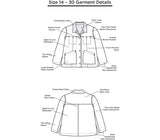 Grainline Studio - Thayer Jacket Pattern (US 14-30)