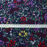 Cotton Poplin-Hackney - Floral Navy
