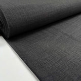 British Dark Grey Worsted Wool Suiting Fabric Hardcastle 