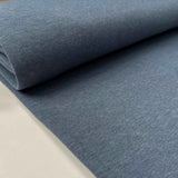 Heavy Jogging Blue Marl Knitted Sweat-Shirting Fabric Bolt