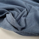Heavy Jogging Blue Marl Knitted Sweat-Shirting Fabric CU