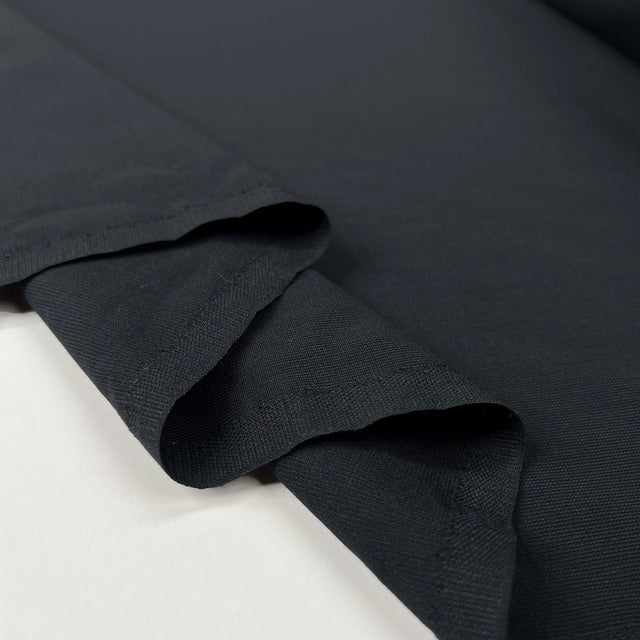 Black Polyester Wool Lycra Dressmaking Fabric Here to Eternity Fold