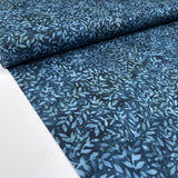 Hoffman Bali Cotton Lawn Blue Forest Indonesian Floral Dress Fabric Bolt