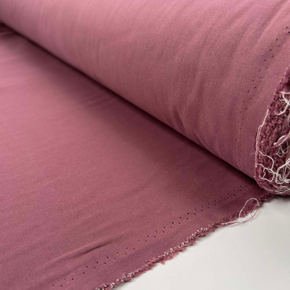 Huckleberry Cotton Mauve Pink Twill Woven Trouser Fabric Roll