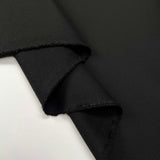 British Black Wool Polyester Diamond Suiting Fabric Imperial Night Fold