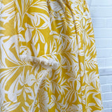 Yellow Floral Print Cotton Voile Dress Fabric Island Breeze - Banana Hang