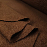 Italian Boiled Wool - Brown