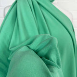 Soft Stretch Textured Dressmaking Fabric Italian Crepe Mint CU
