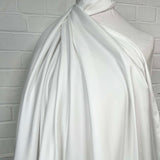 Italian Ivory Cotton Plain White Shirting Fabric