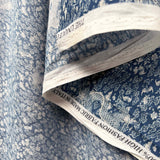Ex-Designer Chinese Porcelain Cotton Fabric Italian Voile Dragon Sky Hang