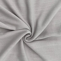 Remnant - Rustic Drape Viscose Linen - Light Grey (3m)