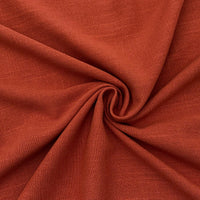 Remnant - Rustic Drape Viscose Linen - Terracotta (1.6m)