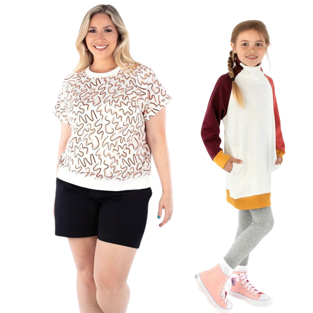 Jalie - Caroline Raglan Tee & Tunic Pattern