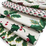 John Louden Christmas Cotton Fabric Fat Quarter Jazzy Trees